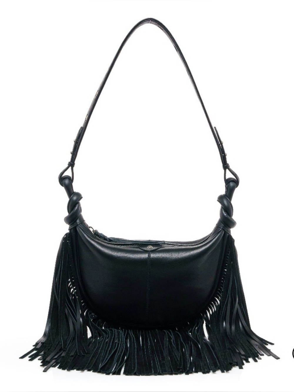 NWT FRINGE LEATHER BAG